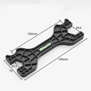 Planet Gates OneSize 1PCS Multifunctional Dual Headed Wrench With Level Manual Tap Spanner Repair Plumbing Tool For Household Faucet Pipe And Toilet