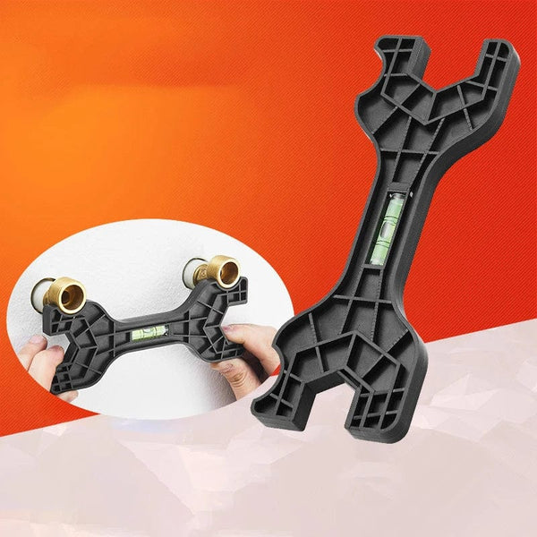 Planet Gates OneSize 1PCS Multifunctional Dual Headed Wrench With Level Manual Tap Spanner Repair Plumbing Tool For Household Faucet Pipe And Toilet