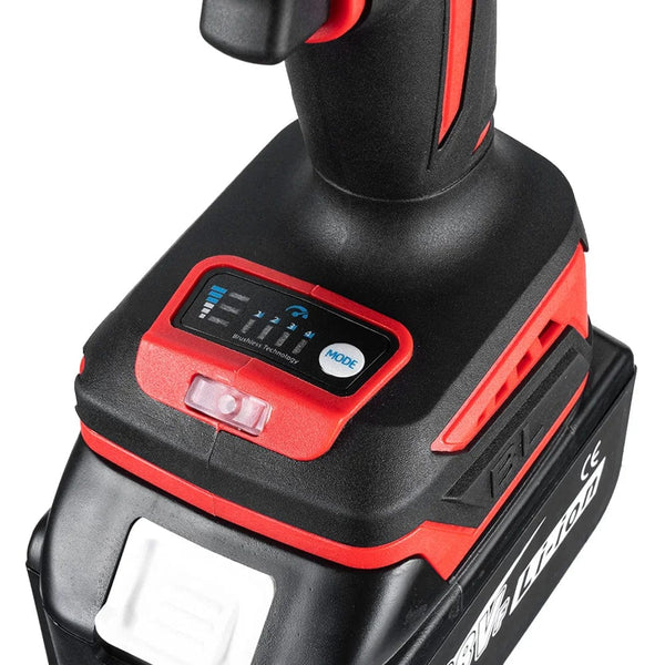 Planet Gates ONEVAN 1200N.M Torque Brushless Electric Impact Wrench 1/2 Inch Cordless Wrench Screwdriver Power Tools For Makita 18V Battery