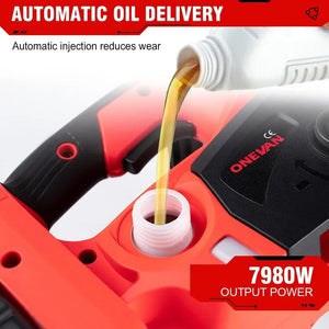 Planet Gates ONEVAN 16 Inch Brushless Electric Chainsaw 7980W Cordless Cutting Saw Woodworking Garden Pruning Power Tool For Makita battery