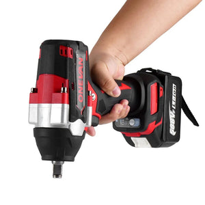 Planet Gates ONEVAN 1800N.M Torque Brushless Electric Impact Wrench 1/2 Inch Lithium-Ion Battery Cordless Power Tool For Makita 18V Battery