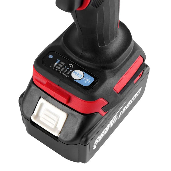 Planet Gates ONEVAN 1800N.M Torque Brushless Electric Impact Wrench 1/2 Inch Lithium-Ion Battery Cordless Power Tool For Makita 18V Battery