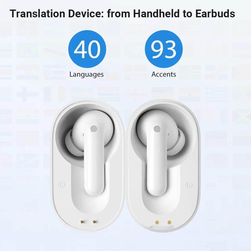 Planet Gates Online Version BK TimeKettle M3 Language Simultaneous Translator Headset Business Interpretation Earphone Travel Voice Translation Earbuds
