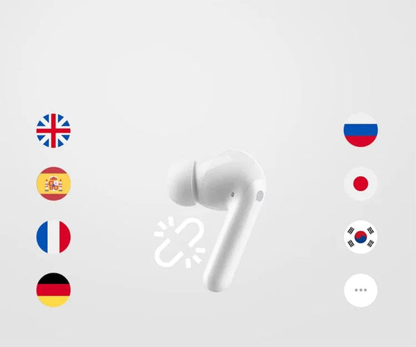 Planet Gates Online Version BK TimeKettle M3 Language Simultaneous Translator Headset Business Interpretation Earphone Travel Voice Translation Earbuds