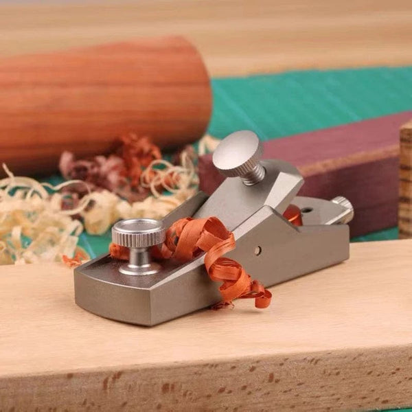 Planet Gates only Blade Woodworking Flat Plane Mini European Ornaments Planer Aluminum alloy Hand Planer Bottom Edge Wood Trimming Plane Carpenter Tools