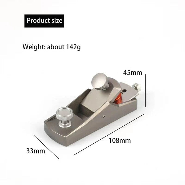 Planet Gates only Blade Woodworking Flat Plane Mini European Ornaments Planer Aluminum alloy Hand Planer Bottom Edge Wood Trimming Plane Carpenter Tools