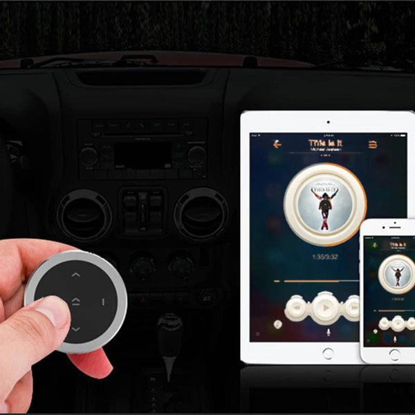 Planet Gates Only Bracket kebidu Steering Wheel Music Player Wireless Bluetooth Remote Control Media Button Multimedia for Android IOS Smartphone Car Kit