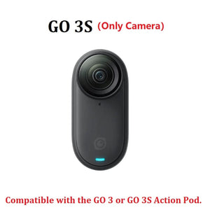 Planet Gates Only Camera Black / 64G Insta360 GO 3S Mini Action Camera 4K 10m Waterproof  Small Tiny Stabilization Sport Cam Insta 360 GO3 GO 3 For Vlog