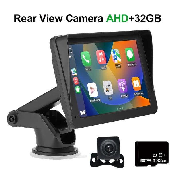 Planet Gates Only Car Radio / france Portable Car Radio Multimedia Video Player Wireless CarPlay Android Auto 7inch Touch Screen With  AUX FM For Rear View Camera