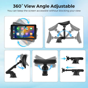 Planet Gates Only Car Radio / france Portable Car Radio Multimedia Video Player Wireless CarPlay Android Auto 7inch Touch Screen With  AUX FM For Rear View Camera