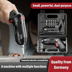 Planet Gates Only Electric Drill 4.2V Electric Drill Cordless Power Tools Set Household Maintenance Repair 1800mAh Lithium Battery Mini Household Screwdriver