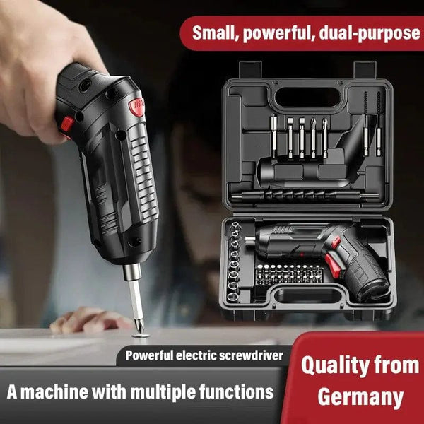 Planet Gates Only Electric Drill 4.2V Electric Drill Cordless Power Tools Set Household Maintenance Repair 1800mAh Lithium Battery Mini Household Screwdriver
