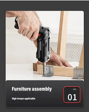 Planet Gates Only Electric Drill 4.2V Electric Drill Cordless Power Tools Set Household Maintenance Repair 1800mAh Lithium Battery Mini Household Screwdriver