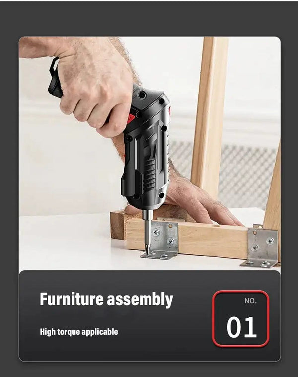 Planet Gates Only Electric Drill 4.2V Electric Drill Cordless Power Tools Set Household Maintenance Repair 1800mAh Lithium Battery Mini Household Screwdriver