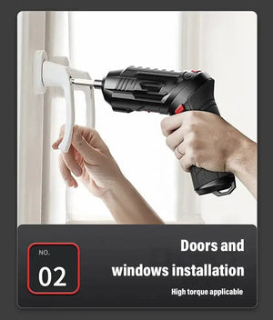 Planet Gates Only Electric Drill 4.2V Electric Drill Cordless Power Tools Set Household Maintenance Repair 1800mAh Lithium Battery Mini Household Screwdriver