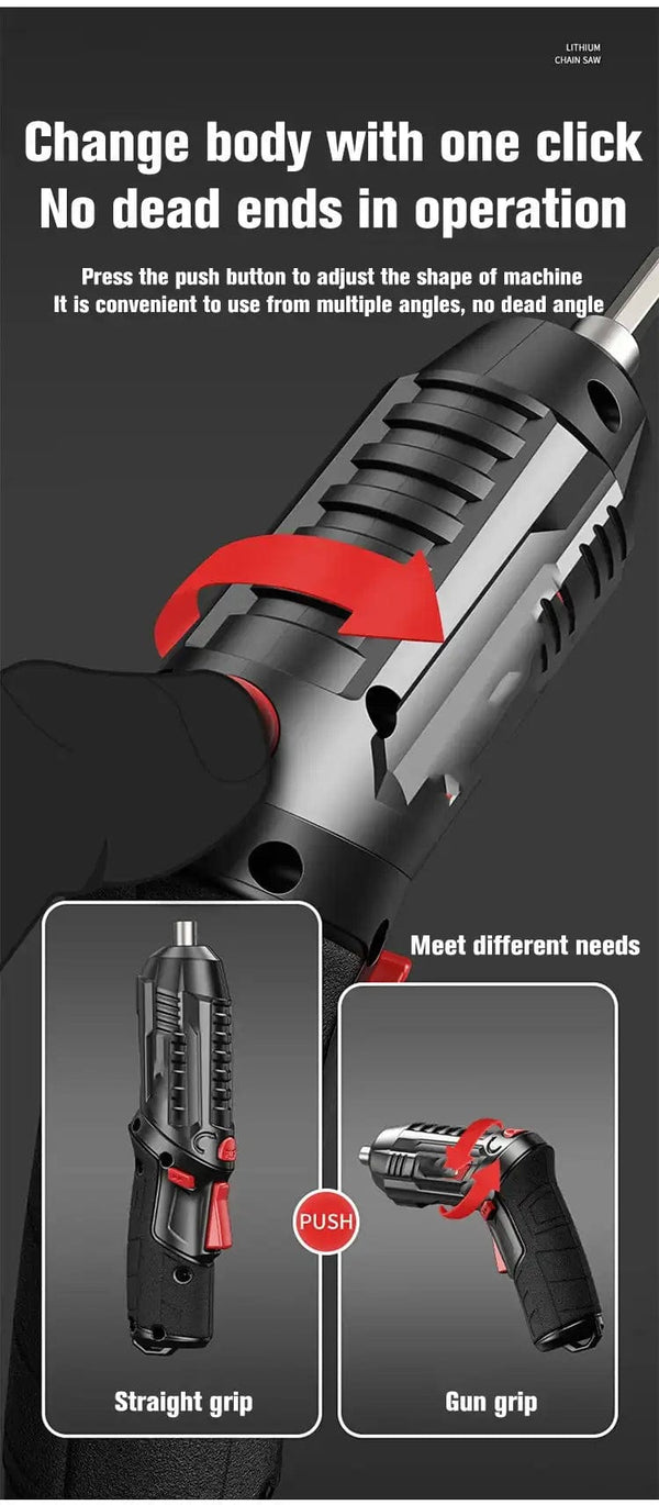 Planet Gates Only Electric Drill 4.2V Electric Drill Cordless Power Tools Set Household Maintenance Repair 1800mAh Lithium Battery Mini Household Screwdriver