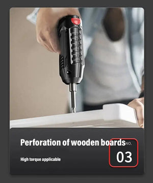 Planet Gates Only Electric Drill 4.2V Electric Drill Cordless Power Tools Set Household Maintenance Repair 1800mAh Lithium Battery Mini Household Screwdriver