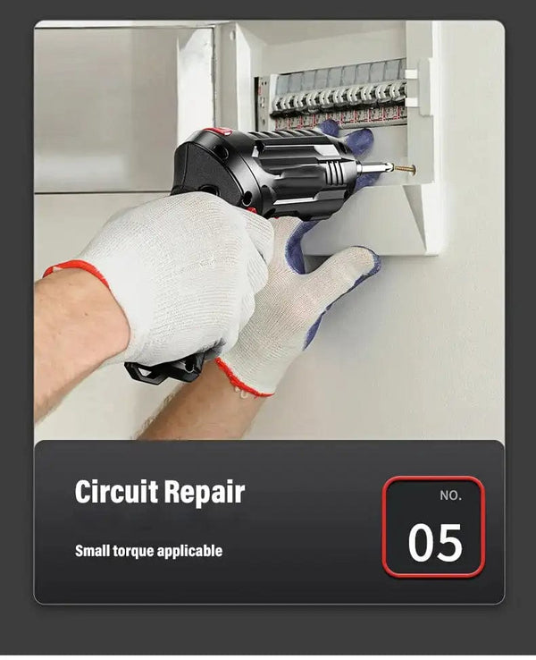 Planet Gates Only Electric Drill 4.2V Electric Drill Cordless Power Tools Set Household Maintenance Repair 1800mAh Lithium Battery Mini Household Screwdriver