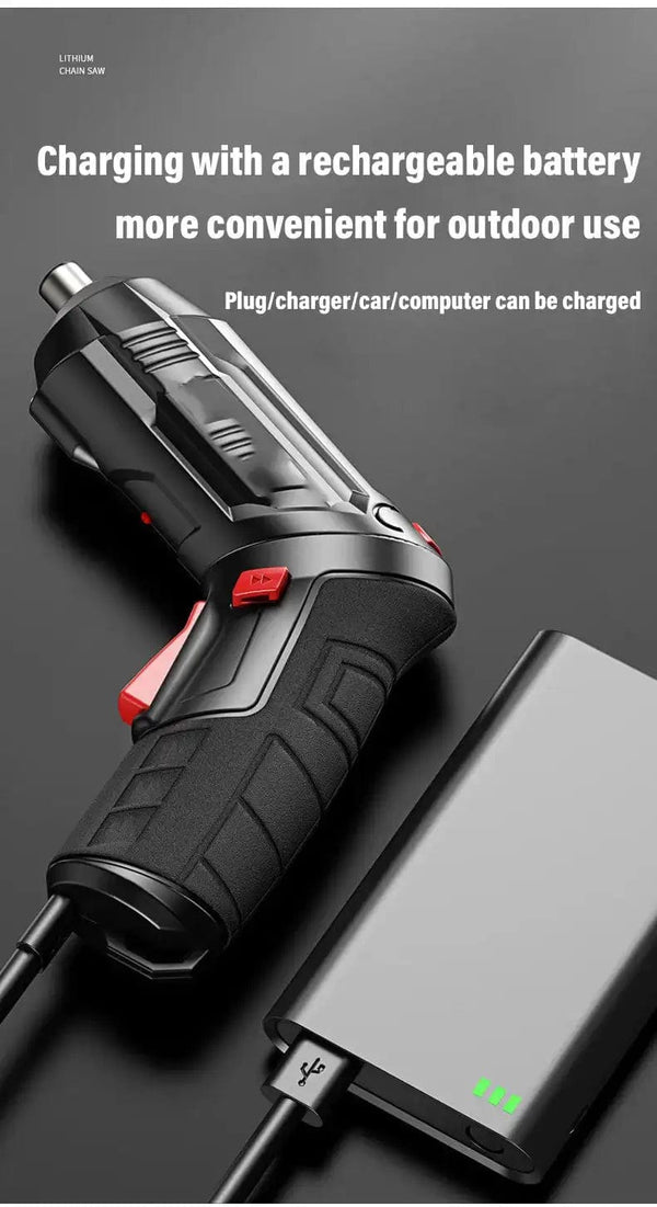 Planet Gates Only Electric Drill 4.2V Electric Drill Cordless Power Tools Set Household Maintenance Repair 1800mAh Lithium Battery Mini Household Screwdriver