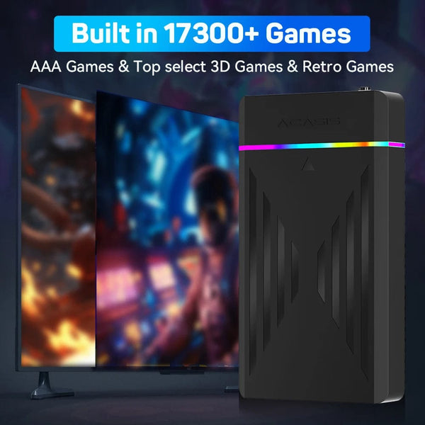 Planet Gates Only GC 3T HDD / us 3TB Portable Gaming HDD LaunchBox/Retrobat/Playnite Retro Game Console with 17300+ AAA/3D/Retro Games for PS4/PS3/PS2/Switch/Wii