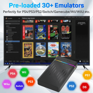 Planet Gates Only GC 3T HDD / us 3TB Portable Gaming HDD LaunchBox/Retrobat/Playnite Retro Game Console with 17300+ AAA/3D/Retro Games for PS4/PS3/PS2/Switch/Wii