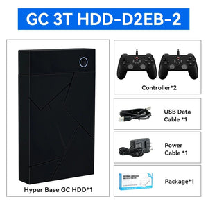 Planet Gates Only GC 3T HDD / us 3TB Portable Gaming HDD LaunchBox/Retrobat/Playnite Retro Game Console with 17300+ AAA/3D/Retro Games for PS4/PS3/PS2/Switch/Wii
