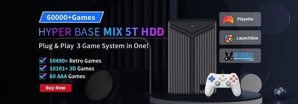 Planet Gates Only GC 3T HDD / us 3TB Portable Gaming HDD LaunchBox/Retrobat/Playnite Retro Game Console with 17300+ AAA/3D/Retro Games for PS4/PS3/PS2/Switch/Wii