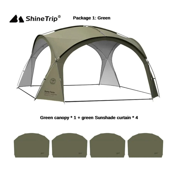 Planet Gates Only Green mesh 8-10person Camping Dome Tents Outdoor Dome Tarp or Accessor Garden Big Canopy Beach Awning Waterproof Tent Picnic Pergola Tent