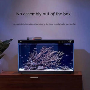 Planet Gates only landscape / Russian Federation Xiaomi Mijia Smart Fish Tank MYG100 Work With Mijia APP Mobile controlled remote feeding  Smart Lighting System Light Aquarium