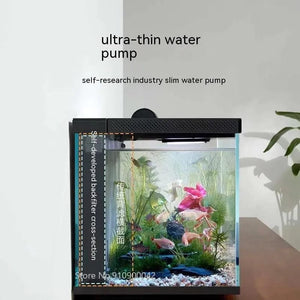 Planet Gates only landscape / Russian Federation Xiaomi Mijia Smart Fish Tank MYG100 Work With Mijia APP Mobile controlled remote feeding  Smart Lighting System Light Aquarium