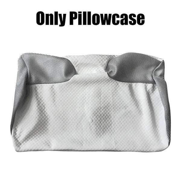 Planet Gates ONLY Pillowcase 1pc Memory Foam Cervical Pillow, 2 in 1 Ergonomic Contour Orthopedic Pillow for Neck Pain Support Pillows Pillowcase replacement