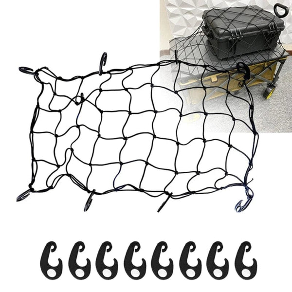 Planet Gates (Only the grille, no car)Beach Cart Wagon Cart Heavy Duty Tie Rod Tool Camping Accessory Elastic Cargo Net Folding Cargo Net