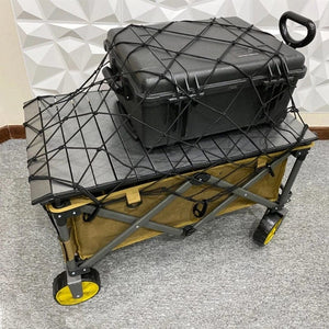 Planet Gates (Only the grille, no car)Beach Cart Wagon Cart Heavy Duty Tie Rod Tool Camping Accessory Elastic Cargo Net Folding Cargo Net