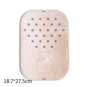 Planet Gates Only Vase Children's Sensory Tray Table Color Hairball Game Wooden Tile Montessori Early Education Toys Kids Toys Educational Accessories