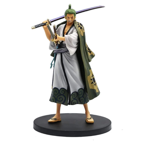 Planet Gates OPP BAG B Hot One Piece 10cm Anime Figure GK Roronoa Zoro Three-blade Sa-maximum Manga Anime Statue Action Figure Collection Model Kid Toy