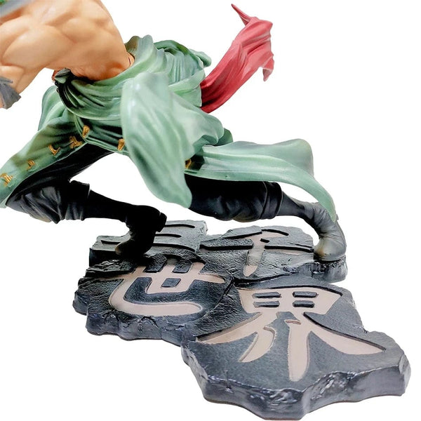 Planet Gates OPP BAG B Hot One Piece 10cm Anime Figure GK Roronoa Zoro Three-blade Sa-maximum Manga Anime Statue Action Figure Collection Model Kid Toy