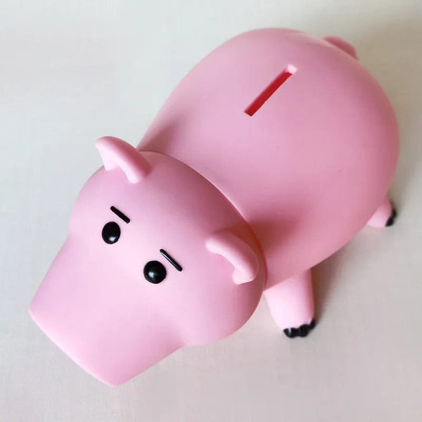 Planet Gates opp bag Cute Animal Piggy Bank Pink Ham Pig Piggy Bank Coin Money Box Toy Story Ham Piggy Bank Children's Holiday Birthday Gift