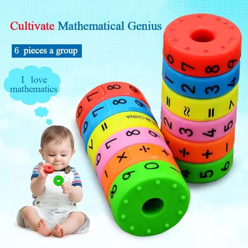 Planet Gates Opp bag Magnetic Montessori Toys Early Learning Educational Toys For Children Math Business Numbers DIY Assembling Puzzles Kid Boy Girl