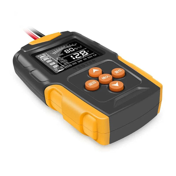 Planet Gates Orange 12V/24V Automotive Battery Tester Digital Display Parameters Automotive Battery Internal Resistance Tester 1 PC