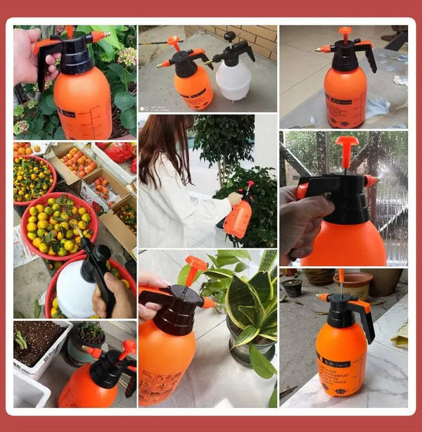 Planet Gates Orange (1pc)Watering Watering Can Gardening Household Watering Can Pneumatic Disinfection Spray Watering Can Watering Can