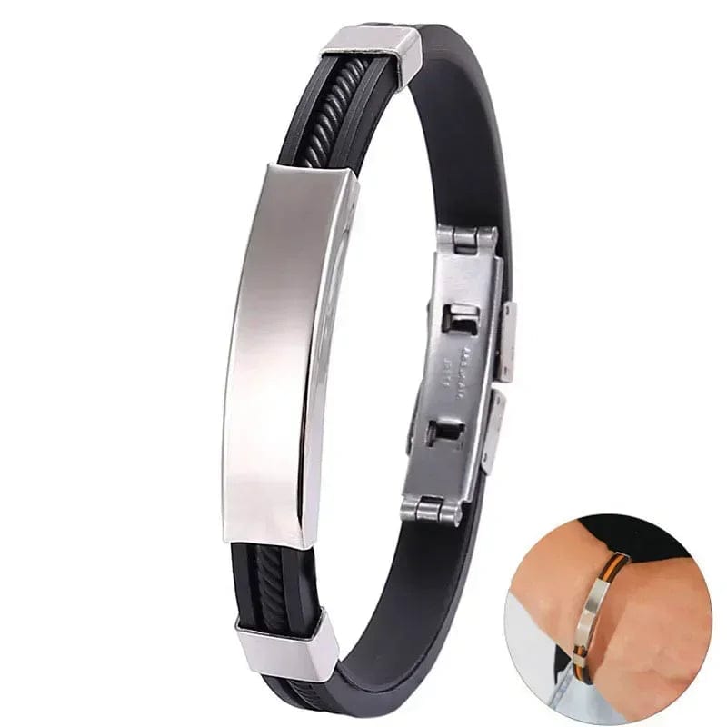 Planet Gates orange / 20cm Fashionable Stainless Steel Bracelet Jewelry