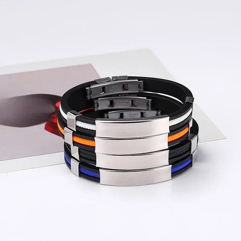 Planet Gates orange / 20cm Fashionable Stainless Steel Bracelet Jewelry