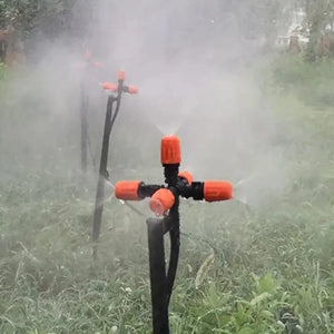 Planet Gates orange 3 pcs 3 Pcs/Pack Five-Head Atomized Nozzle 4-Point-Nozzle Garden Irrigation Flower Watering Greenhouse Agricultural Dust Removal