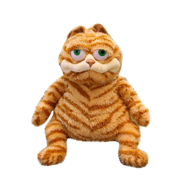 Planet Gates Orange / 30cm Fat Orange Plush Cat Stuffed Animals Toy, Lifelike Yellow Tabby Cat Kitty Toy for Boys and Girls Children Xmas Birthday