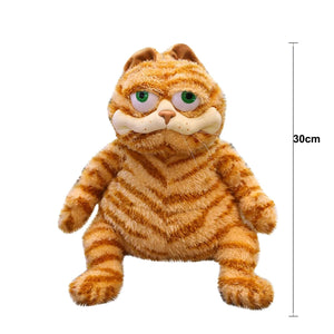 Planet Gates Orange / 30cm Fat Orange Plush Cat Stuffed Animals Toy, Lifelike Yellow Tabby Cat Kitty Toy for Boys and Girls Children Xmas Birthday