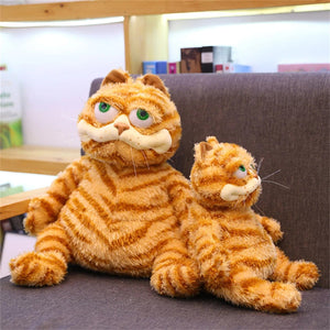 Planet Gates Orange / 30cm Fat Orange Plush Cat Stuffed Animals Toy, Lifelike Yellow Tabby Cat Kitty Toy for Boys and Girls Children Xmas Birthday