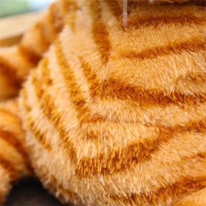 Planet Gates Orange / 30cm Fat Orange Plush Cat Stuffed Animals Toy, Lifelike Yellow Tabby Cat Kitty Toy for Boys and Girls Children Xmas Birthday