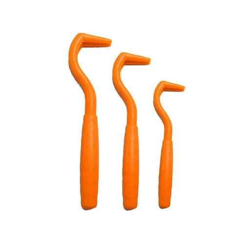 Planet Gates orange 3pcs/set Pet Tick Remover Hook Plastic Flea Pull Tweezer Removal Tick Gadget Cleaning Accessaries for Dogs Cats Human