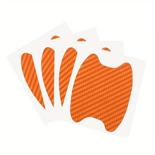 Planet Gates Orange 4pcs Car Door Sticker: Protect Your Vehicle From Scratches & Damage With These Resistant Covers!