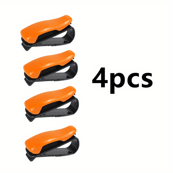 Planet Gates Orange/4pcs Car Sun Visor Eye Clip